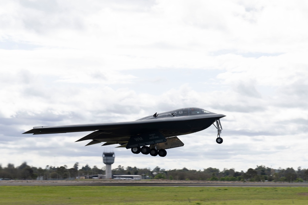 B-2's takeoff for final BTF Pacific missions