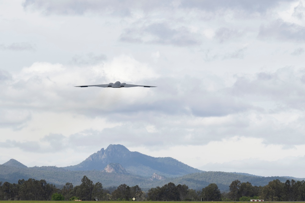 B-2's takeoff for final BTF Pacific missions