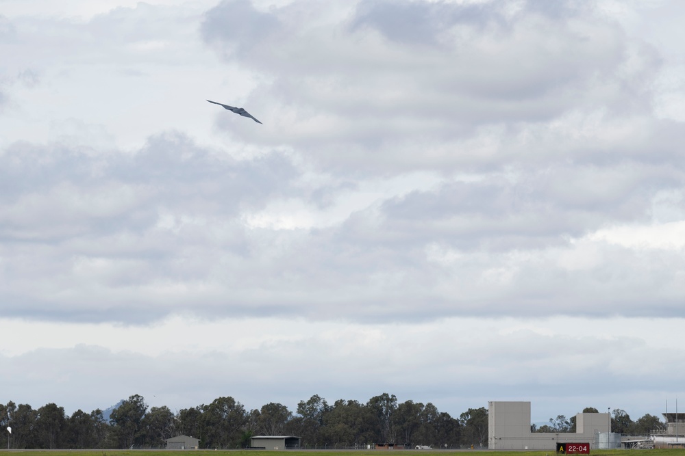 B-2's takeoff for final BTF Pacific missions