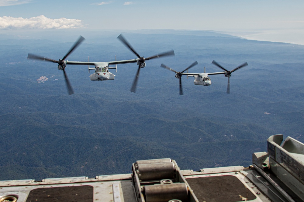 VMM-163 and VMGR-352 conduct deployment for training