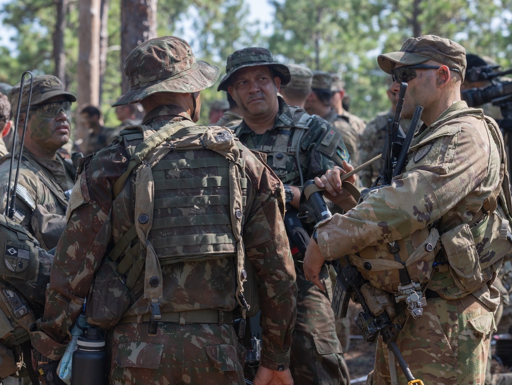 1st SFAB Army Advisors, Brazilian Forces strengthen bonds during combined training event with famed 101st Airborne Division