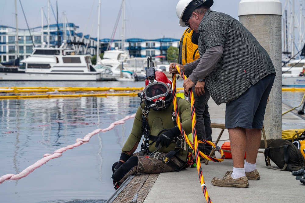 Unified Command Continues to Monitor Spill Near Marina del Rey