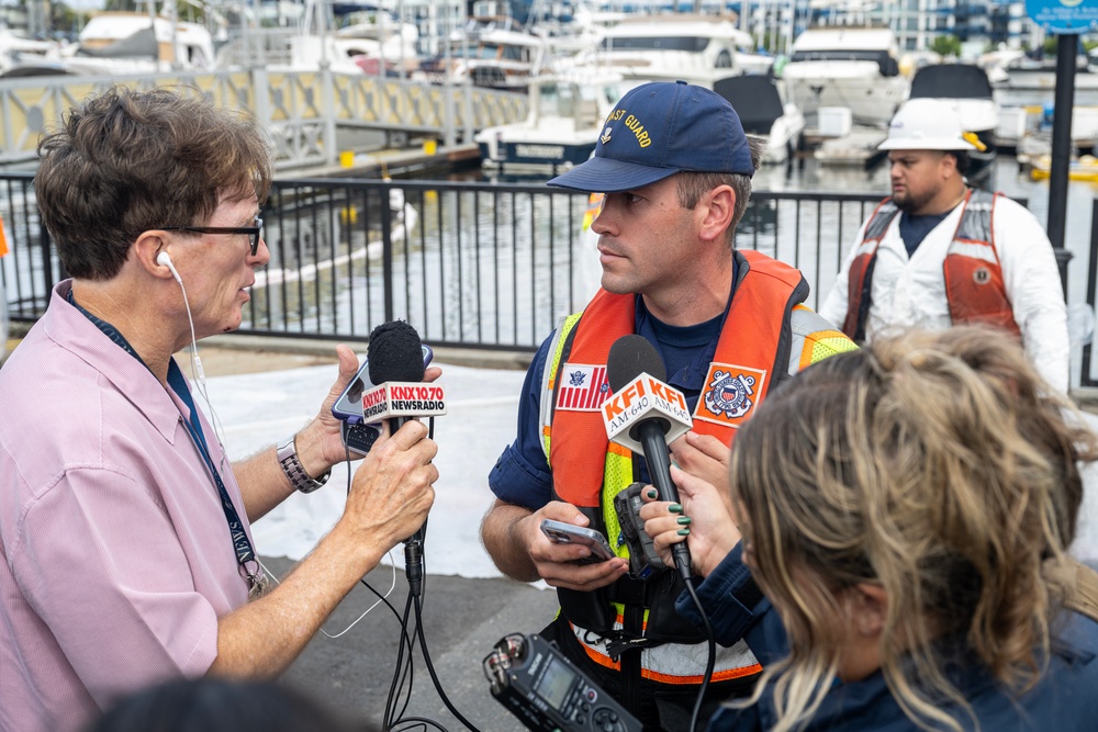 Unified Command Continues to Monitor Spill Near Marina del Rey