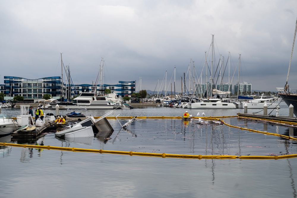 Unified Command Continues to Monitor Spill Near Marina del Rey