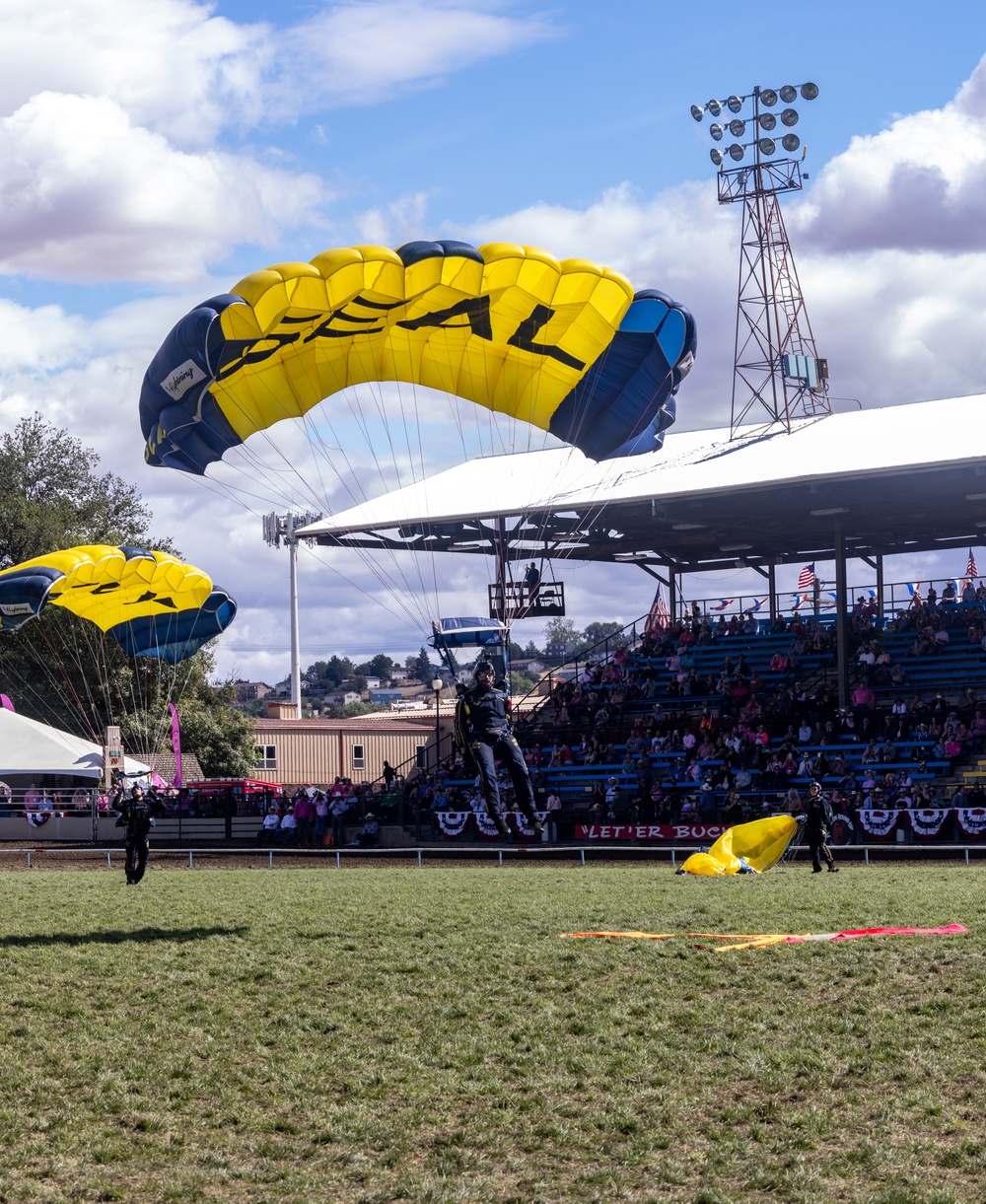 Navy Parachute Jumps into Pendleton Round-Up 2024