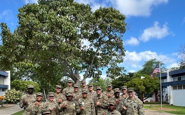 Hale Keiki Students learn Food Safety from Army Soldiers