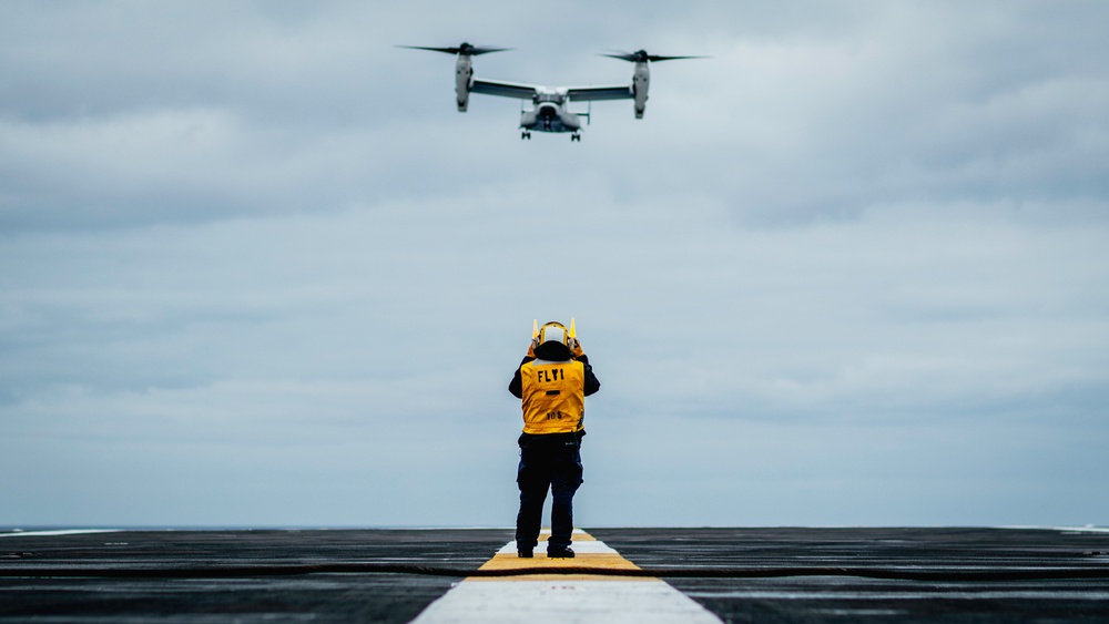 George Washington Conducts Flight Operations