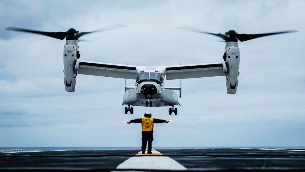 George Washington Conducts Flight Operations