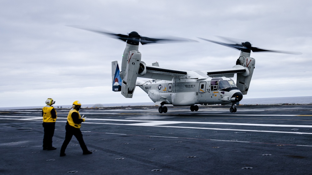 George Washington Conducts Flight Operations