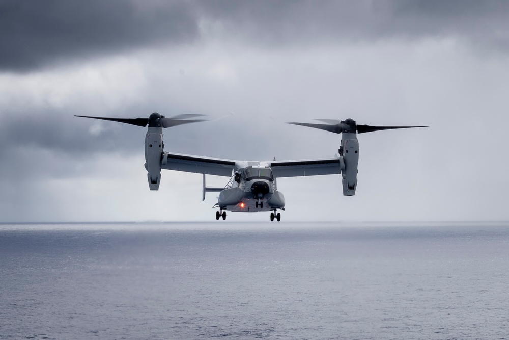 VRM 40 Flight qualification aboard USS Gerald R. Ford (CVN 78)