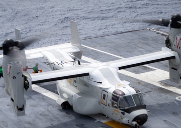 VRM 40 Flight qualification aboard USS Gerald R. Ford (CVN 78)