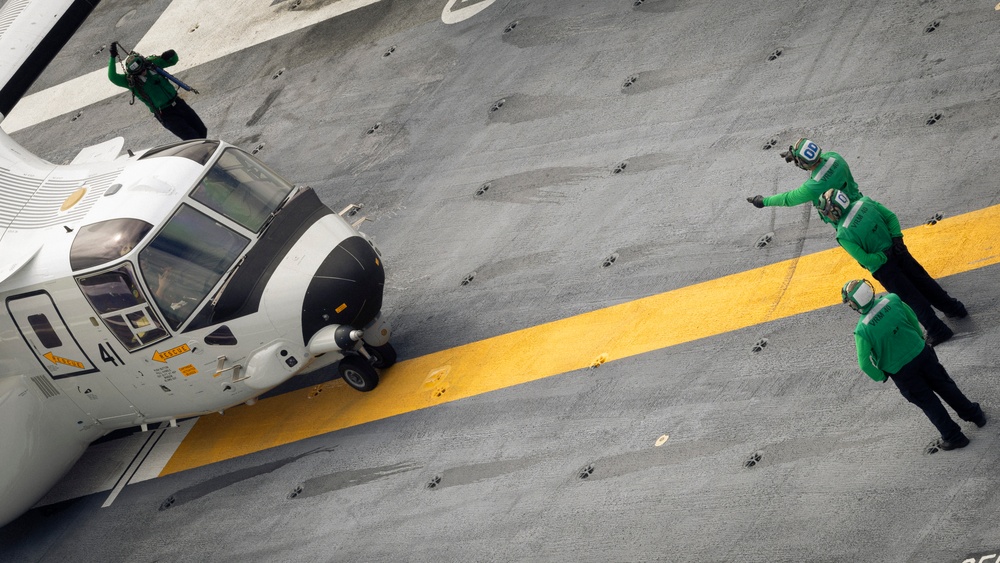 VRM 40 Flight qualification aboard USS Gerald R. Ford (CVN 78)