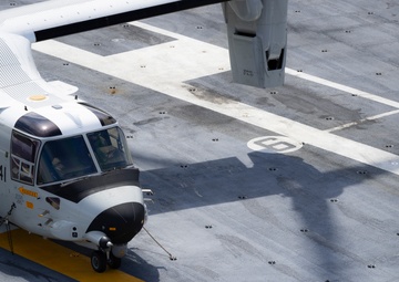 VRM 40 Flight qualification aboard USS Gerald R. Ford (CVN 78)