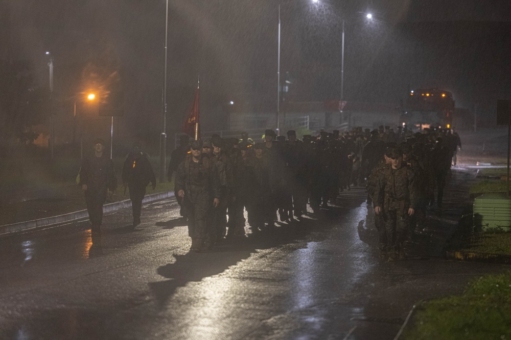 Combat Logistics Regiment 37 Conducts Conditioning Hike