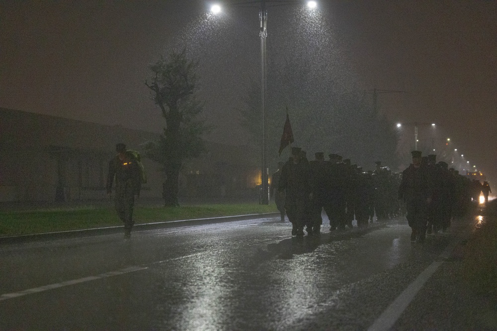 Combat Logistics Regiment 37 Conducts Conditioning Hike