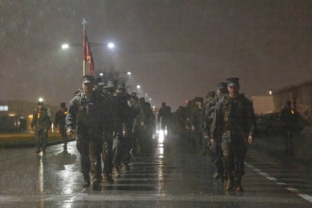 Combat Logistics Regiment 37 Conducts Conditioning Hike