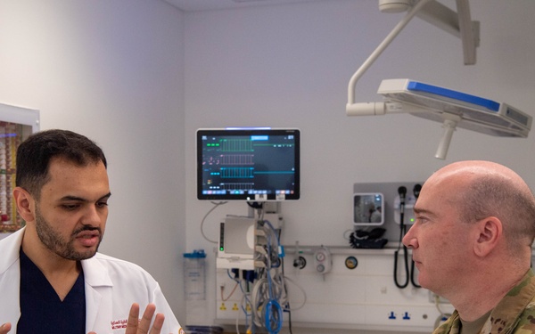 379th AEW builds connection with host nation medical industry