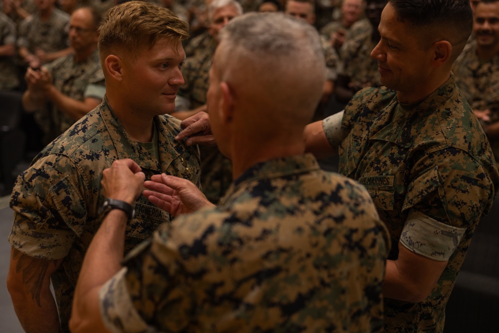 39th CMC and 20th SMMC visit the Marines and Sailors of Camp Schwab