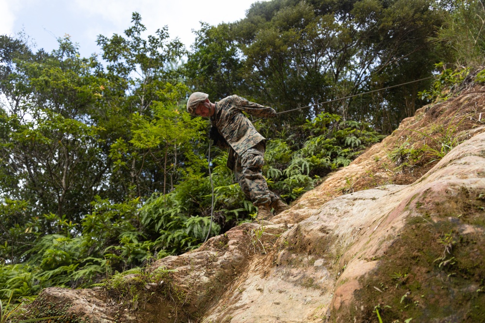 Corporals Course class 7-24 attend Jungle Warfare Training