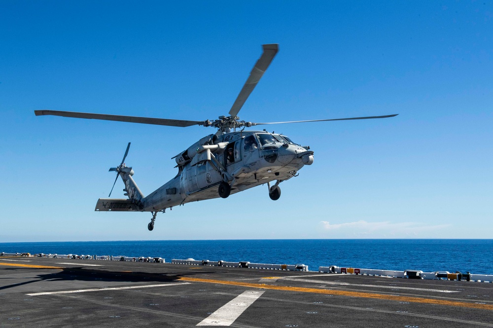 Boxer Conducts Flight Deck Operations
