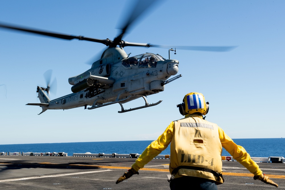 Boxer Conducts Flight Deck Operations