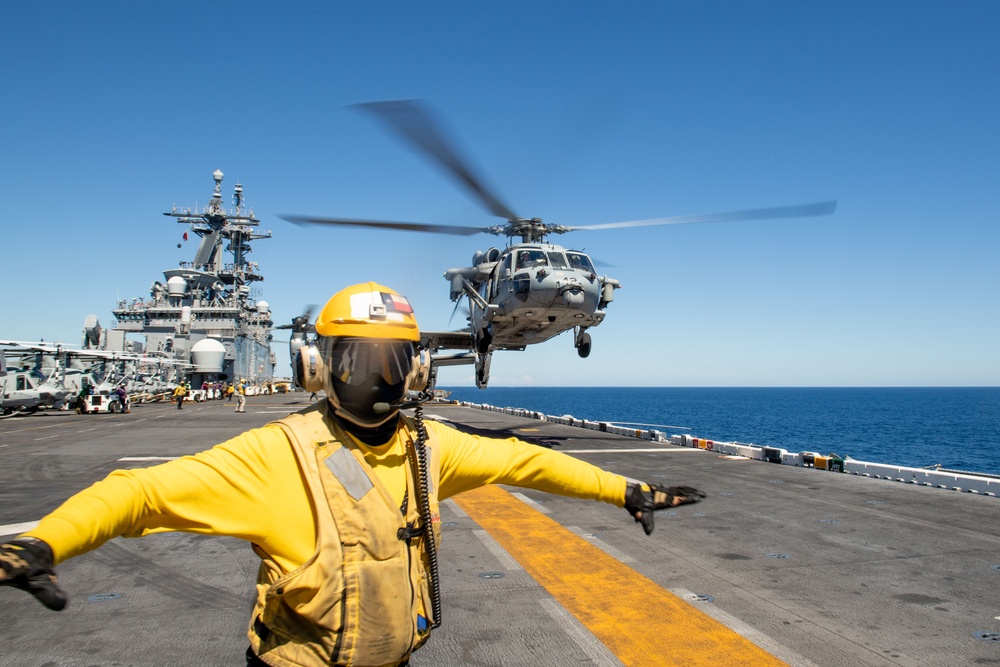 Boxer Conducts Flight Deck Operations