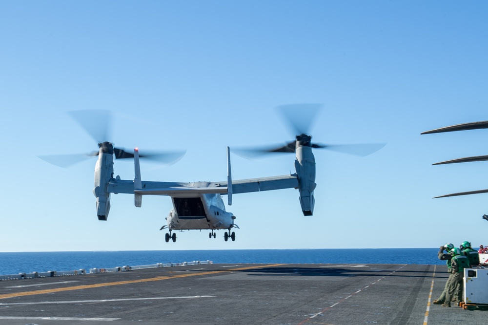 Boxer Conducts Flight Deck Operations