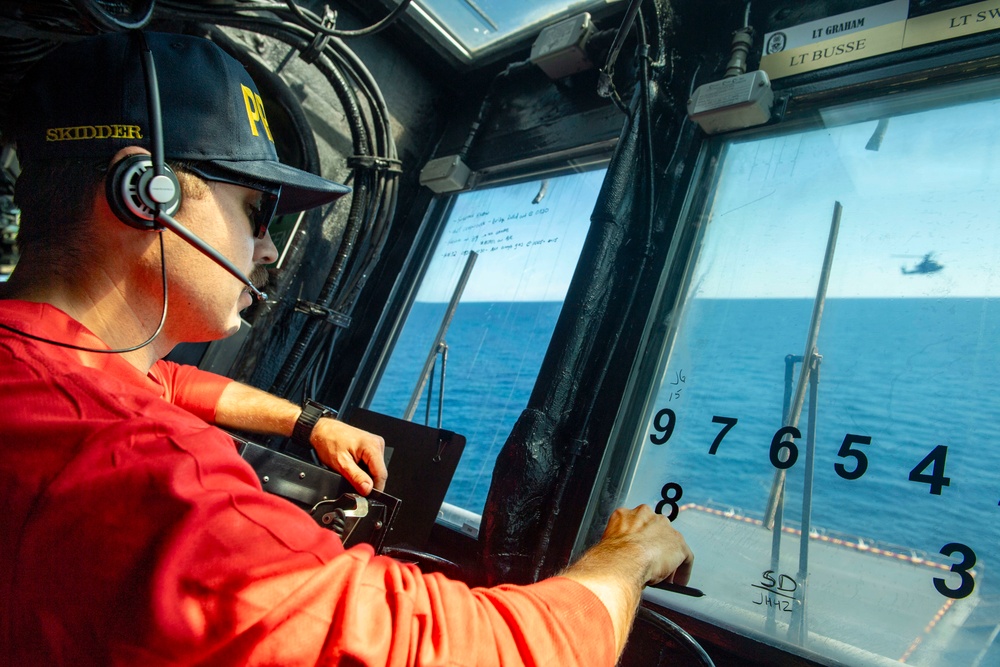 Boxer Conducts Flight Deck Operations