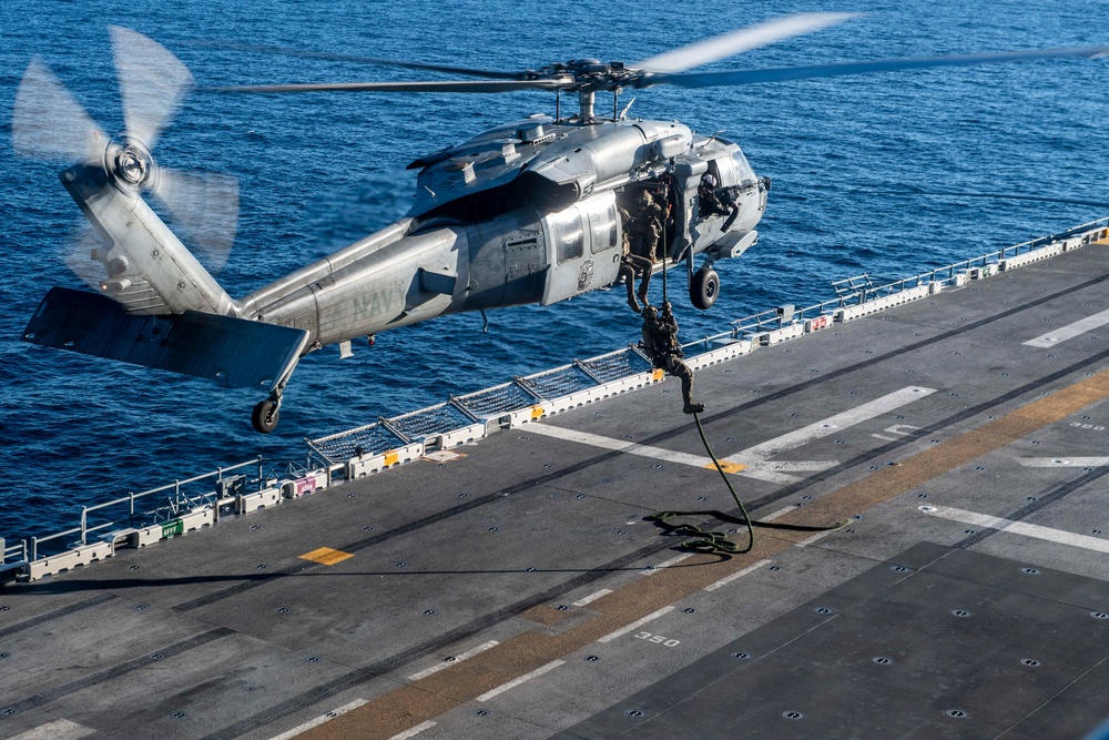 Boxer Conducts Flight Deck Operations
