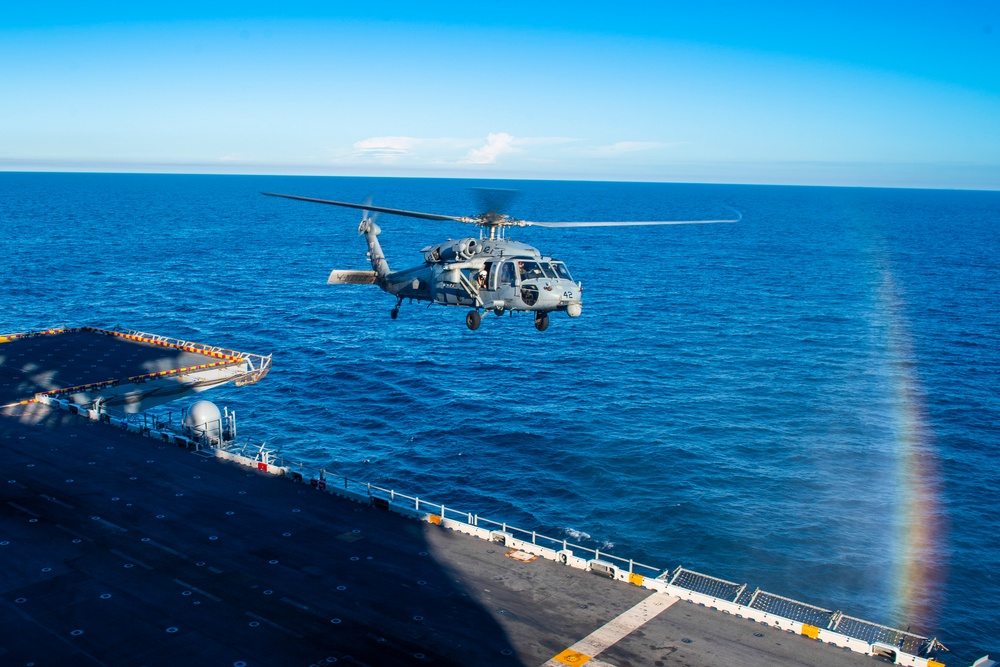 Boxer Conducts Flight Deck Operations