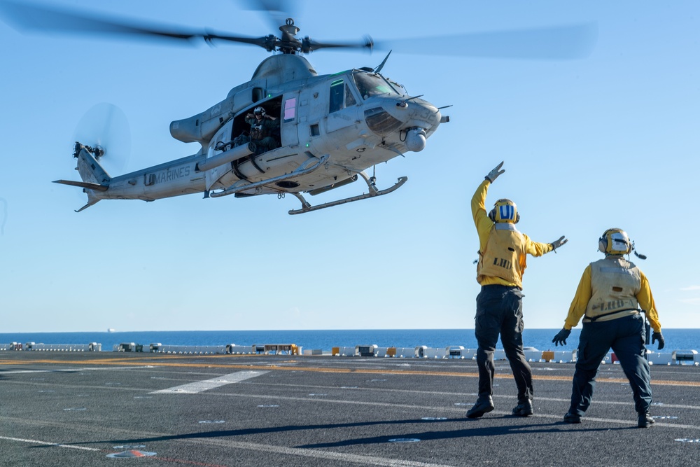 Boxer Conducts Flight Deck Operations