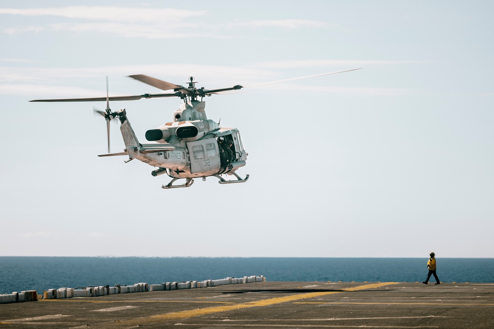 15th MEU Conducts Flight Operations in the Tsushima Strait