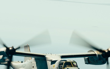 MV-22Bs Fly Surface Surveillance Coordination Mission over Tsushima Strait