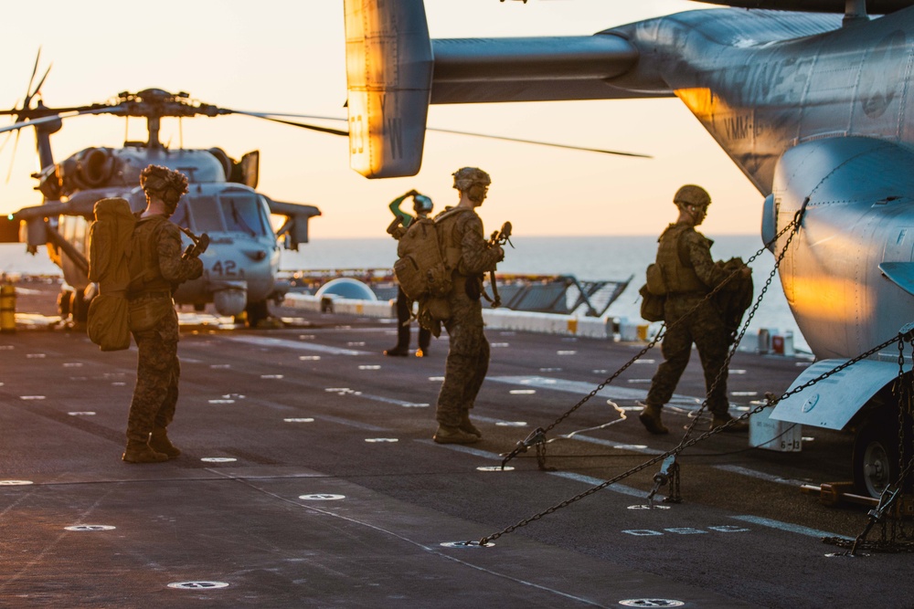 BLT 1/5 Conducts Mission Rehearsal aboard USS Boxer