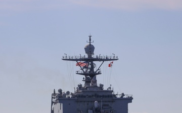 24th MEU (SOC) Arrives in Limassol, Cyprus Aboard the USS Oak Hill (LSD-51)