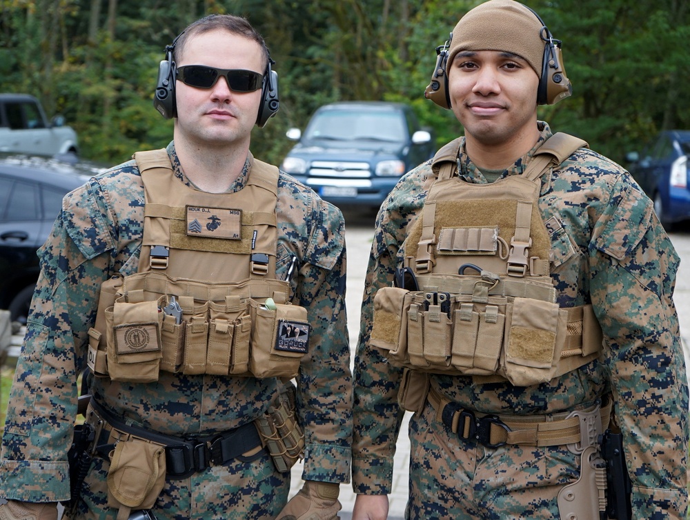 Soldiers stationed at U.S. Army Garrison Wiesbaden shoot for the Schützenschnur