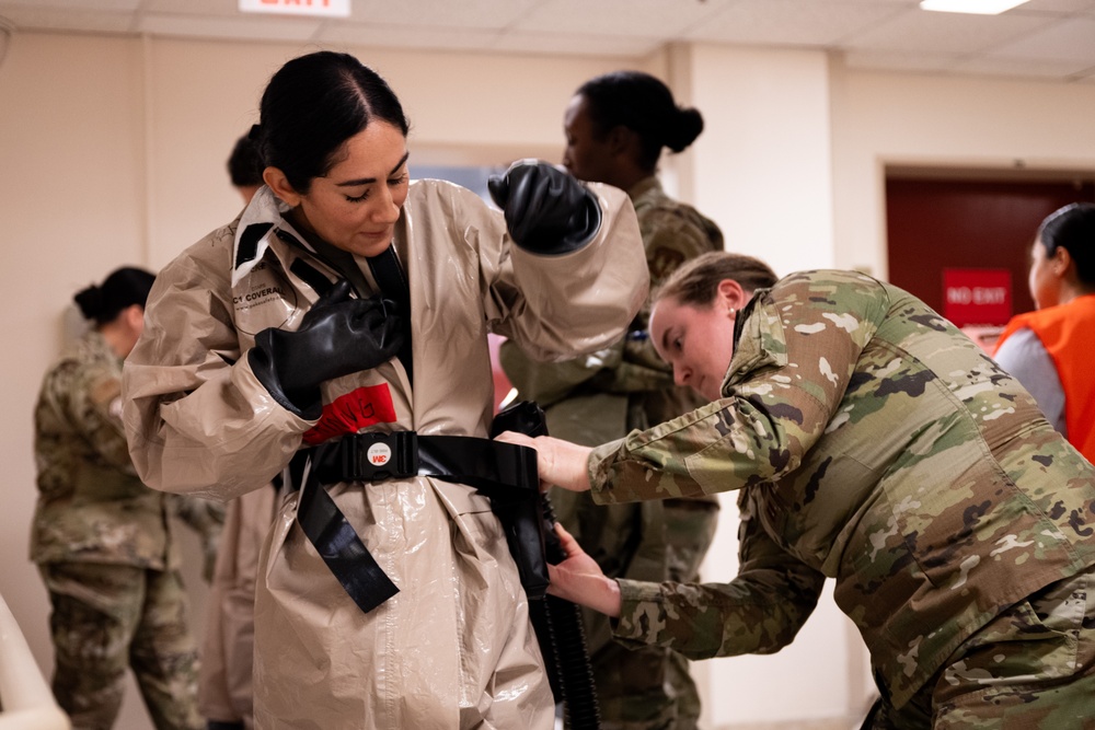 39th ABW conducts CBRNE decontamination, casualty response drill