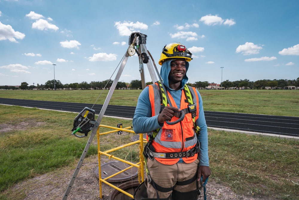 Fiber Optic Cable Install at JBSA