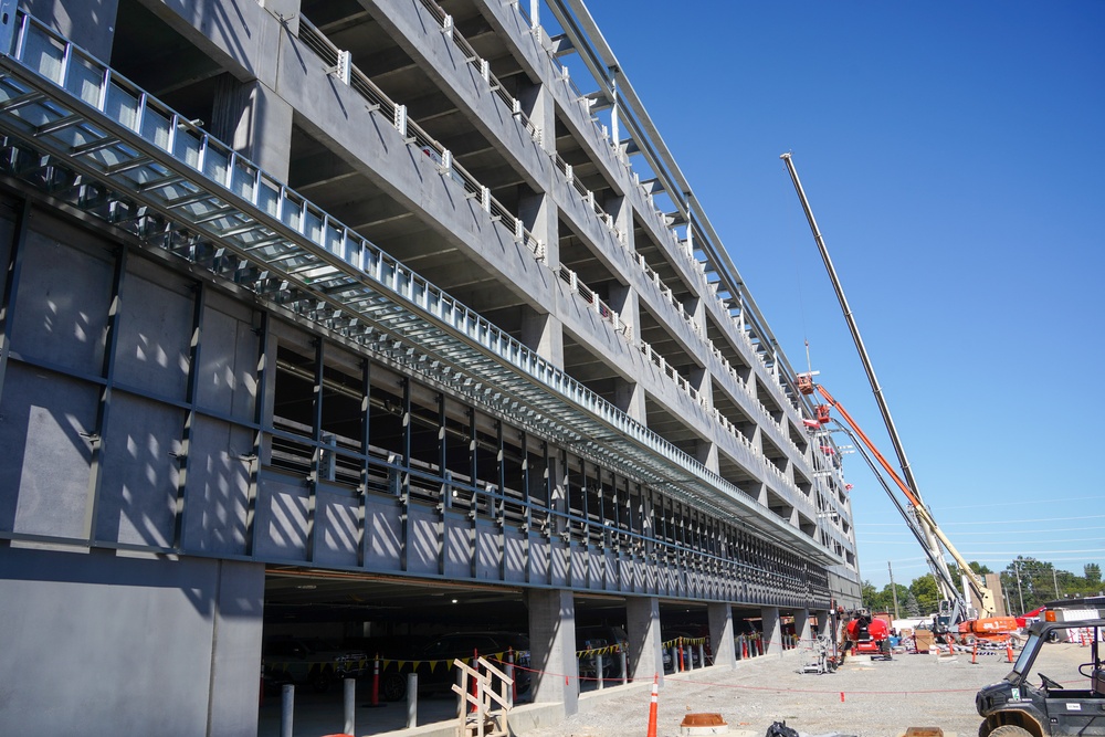 Construction continues at the Louisville VA Medical Center Sept. 18, 2024