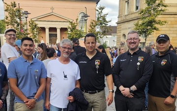 USAG Rheinland-Pfalz strengthens law enforcement ties at the Bad Dürkheim Wine Festival