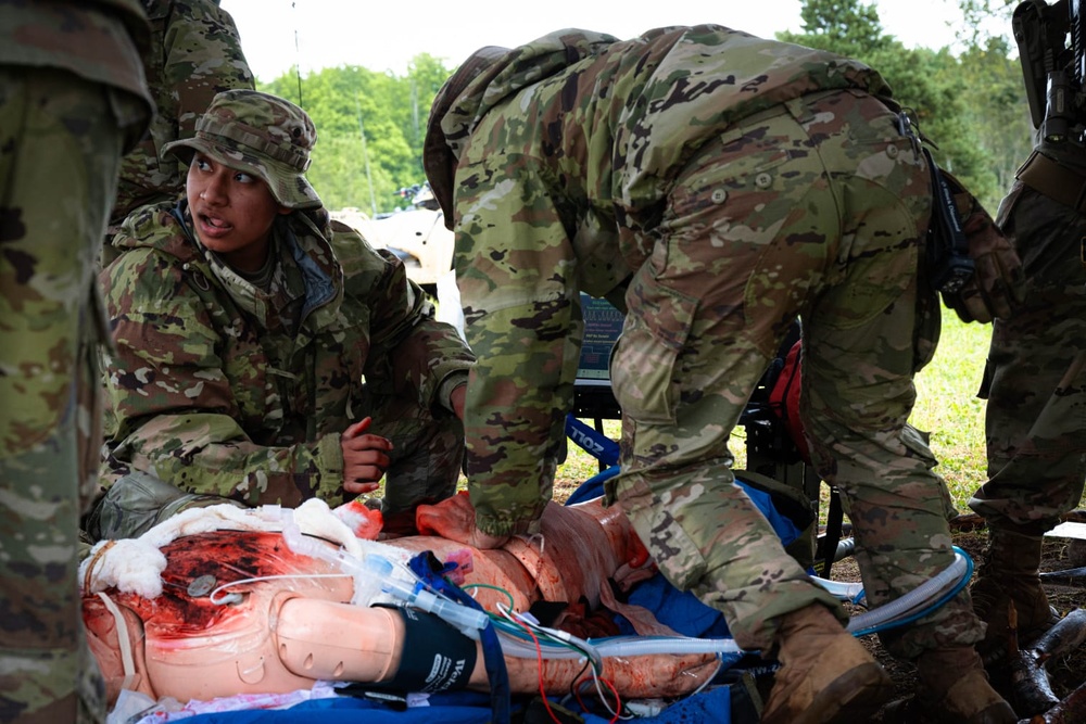 437th Medical Company Ground Ambulance at Northern Strike 24-2