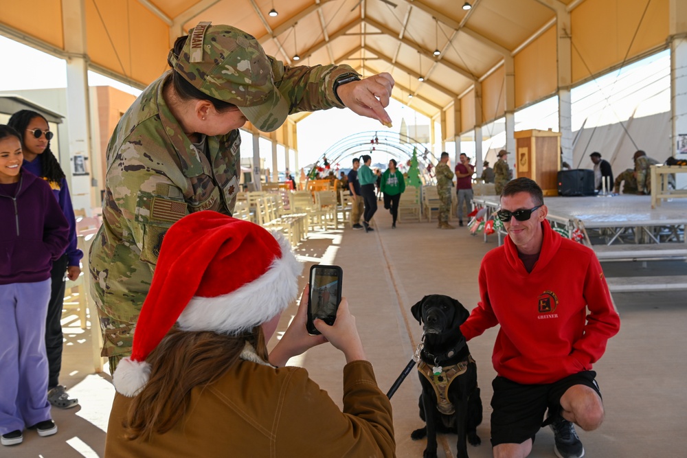 U.S. Air Force Service Dog Maj. Avalon Promotion