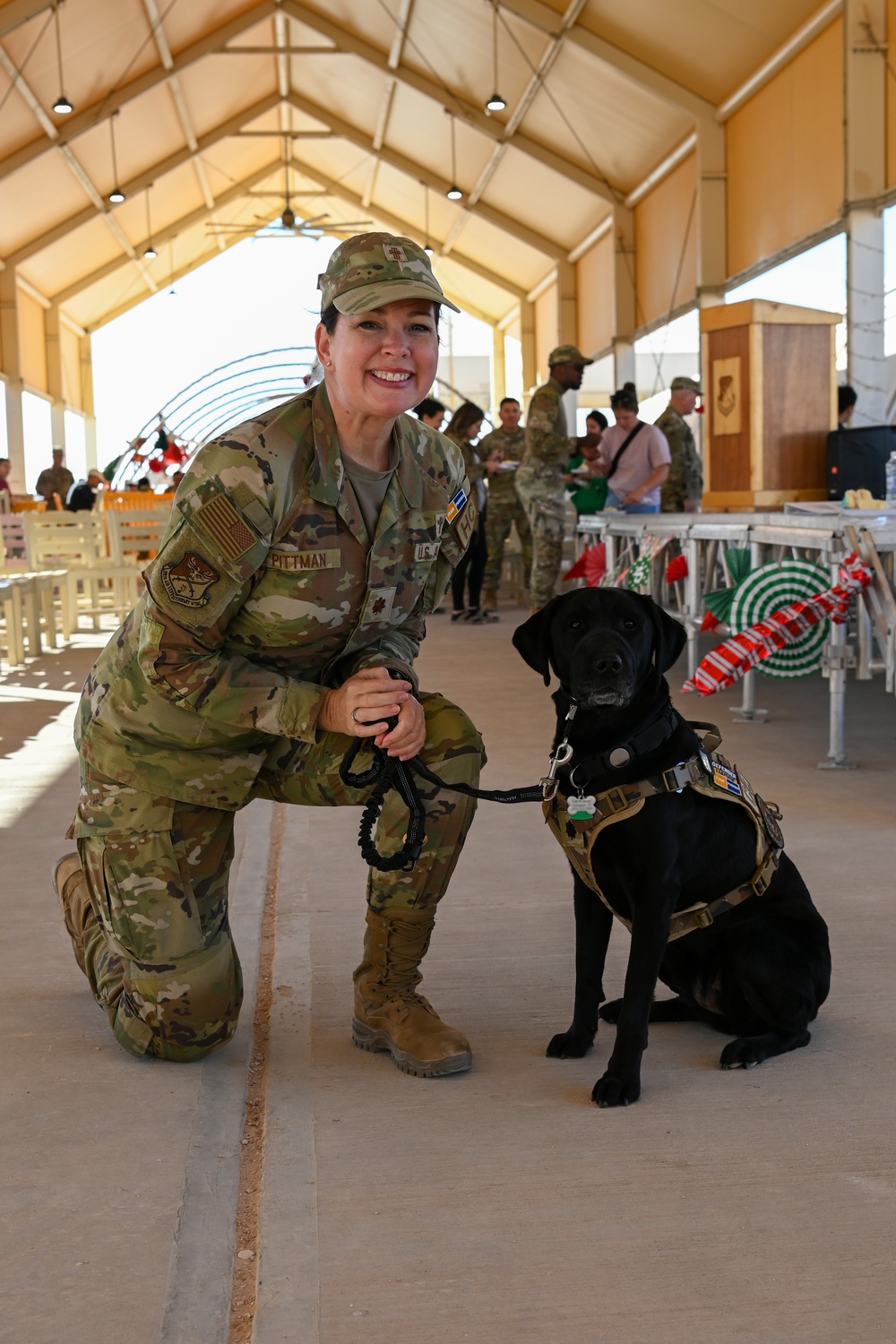 U.S. Air Force service dog Maj. Avalon Promotion