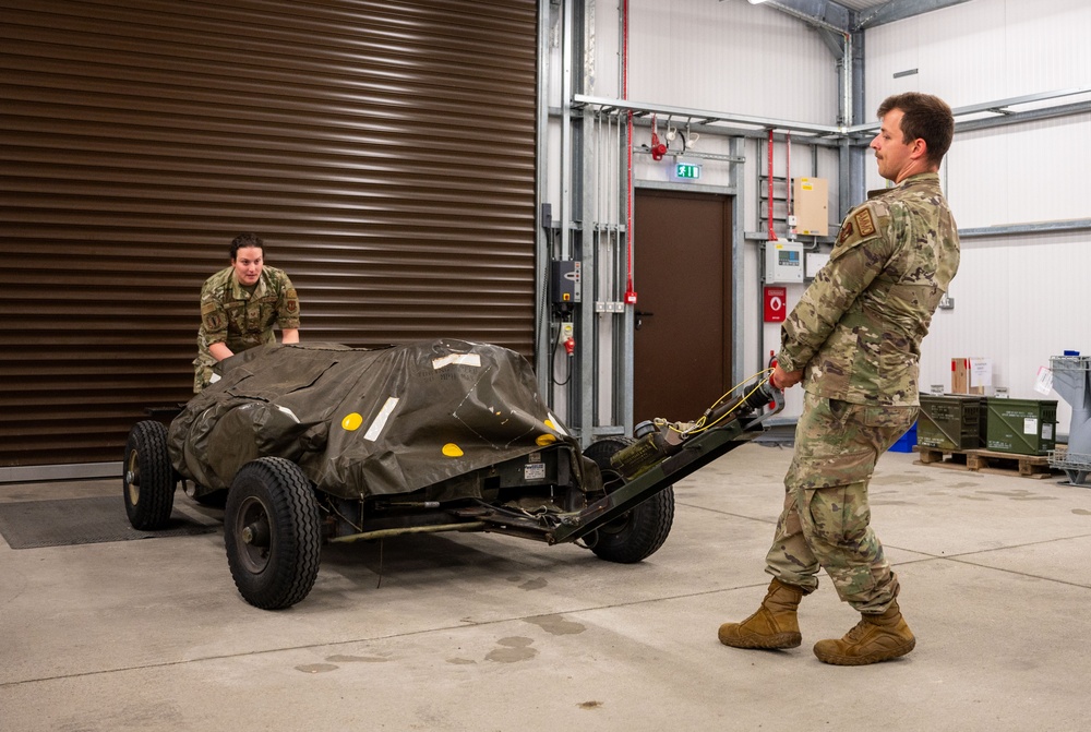 48th Fighter Wing Airmen create new technology to expedite munitions loading