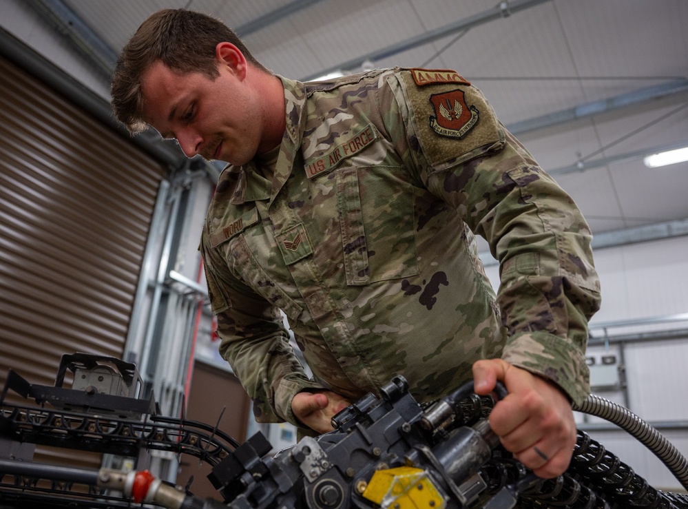 48th Fighter Wing Airmen create new technology to expedite munitions loading