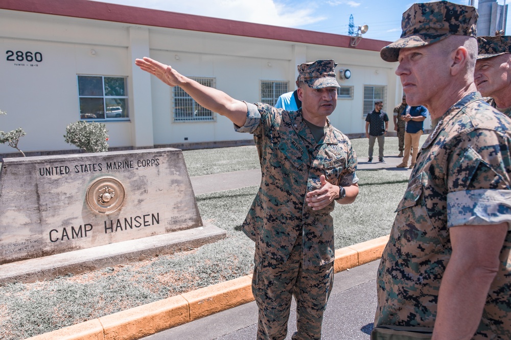U.S. Commandant, Gen. Smith, Visits III MEF; MIG