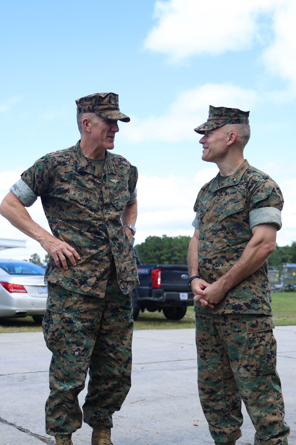 MCICOM Commander BGen Woodworth visits Camp Lejeune