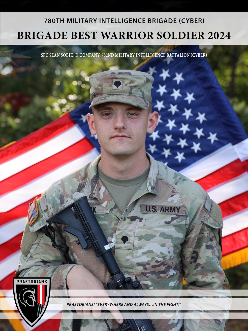 Best Squad Competition: Spc. Sean Sobik, D Company, 782d MI Battalion (Cyber)