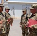 CSMs Richardson and Trejo recognize Soldiers during battlefield circulation [Photo 1 of 8]