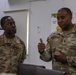 CSMs Richardson and Trejo recognize Soldiers during battlefield circulation [Photo 2 of 8]